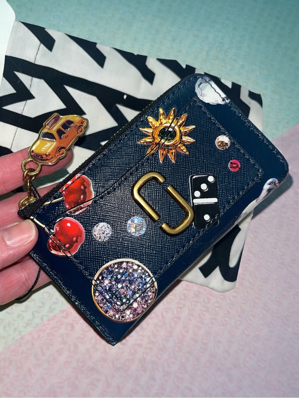 Marc Jacobs NWOT! The Trinket Utility Snapshot Top Zip Multi Wallet